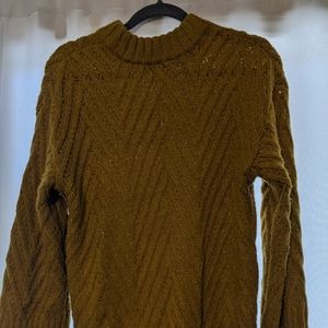 Gold women's sweater